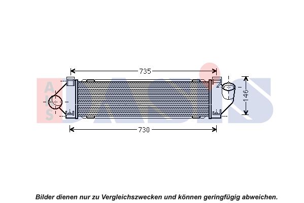 AKS DASIS Kompressoriõhu radiaator 097001N